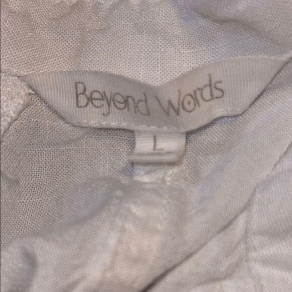 🌹 BEYOND WORDS RAYON BUTTON DOWN SHIRT - Picture 5 of 5